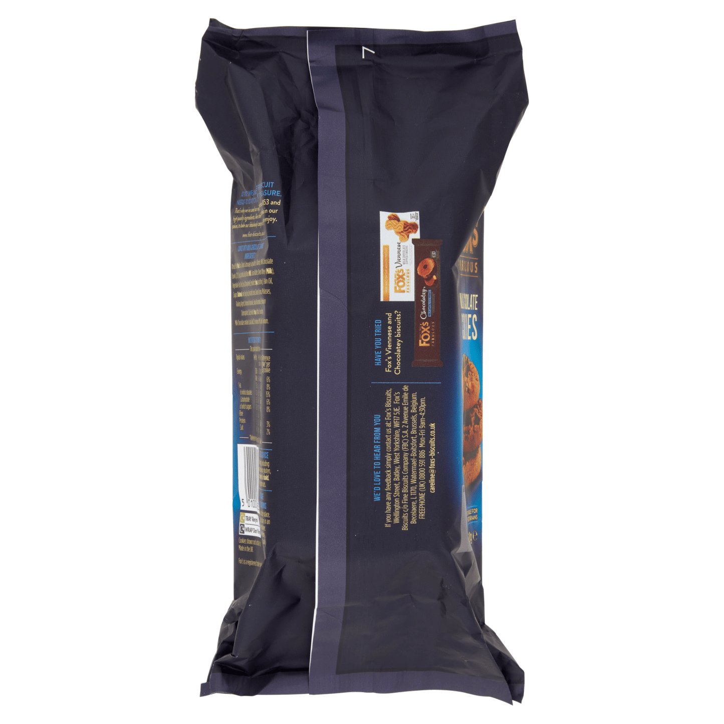 Fox's Fabulous Milk Chocolate Cookies 180g - UK Food & Drink - 5010035068352