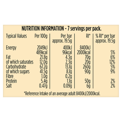 Fox's Rocky Caramel Bars 7 x 19.5g (136.5g) - UK Food & Drink - 5010035070041