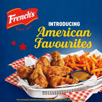 French's American Favourites Buttermilk Chicken with Gravy Mix & Fries Seasoning Recipe Kit 85g - UK Food & Drink - 41500012988