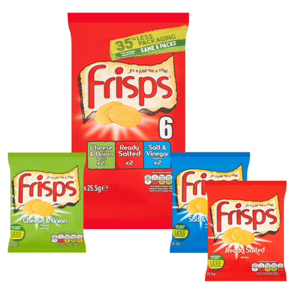 Frisps 6 x 25.5g - UK Food & Drink - 5000237128299