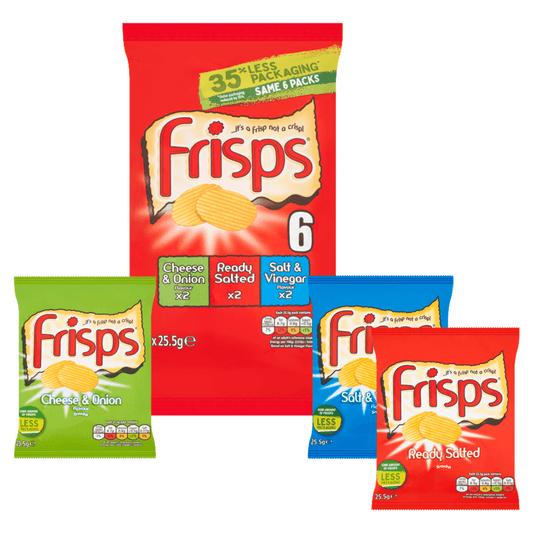Frisps 6 x 25.5g - UK Food & Drink - 5000237128299