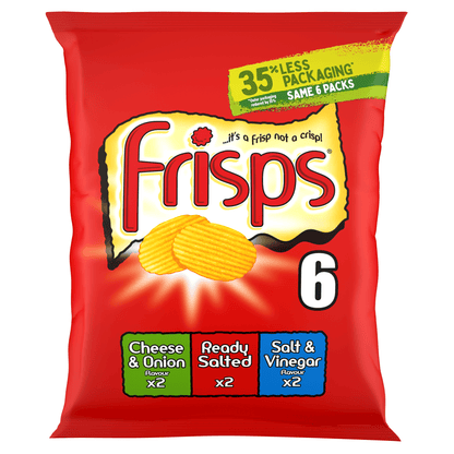 Frisps 6 x 25.5g - UK Food & Drink - 5000237128299