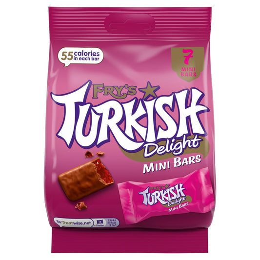 Fry's 7 Turkish Delight Mini Bars 105g - UK Food & Drink - 7622201783808