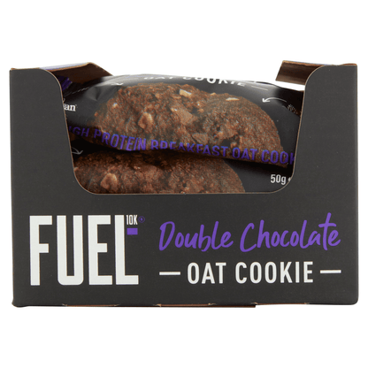 FUEL10K Double Chocolate Oat Cookie 50g - UK Food & Drink - 5060201623694