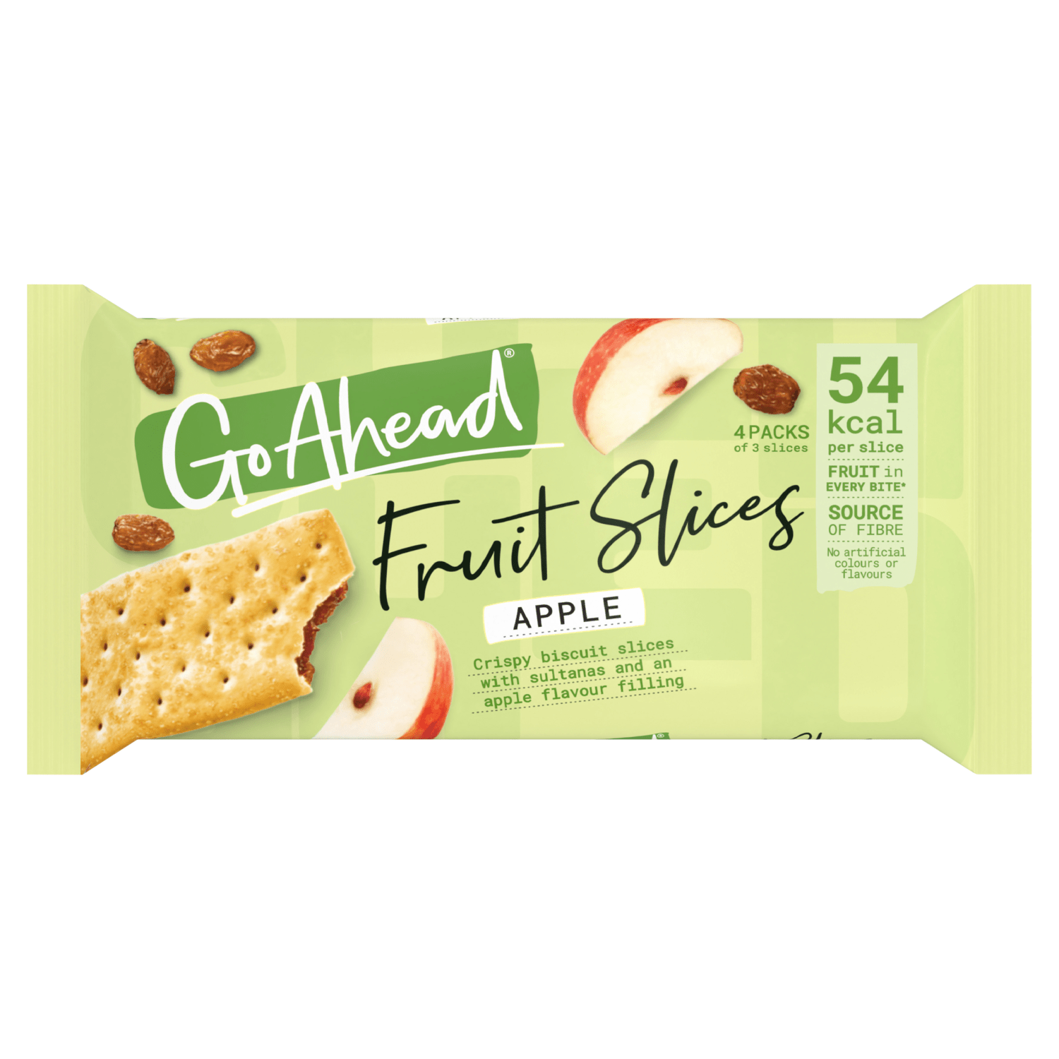 Go Ahead Fruit Slices Apple 174g - UK Food & Drink - 5000168036991