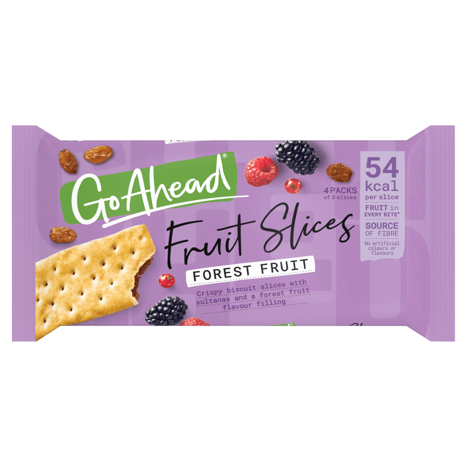 Go Ahead Fruit Slices Forest Fruit 174g - UK Food & Drink - 5000168037011