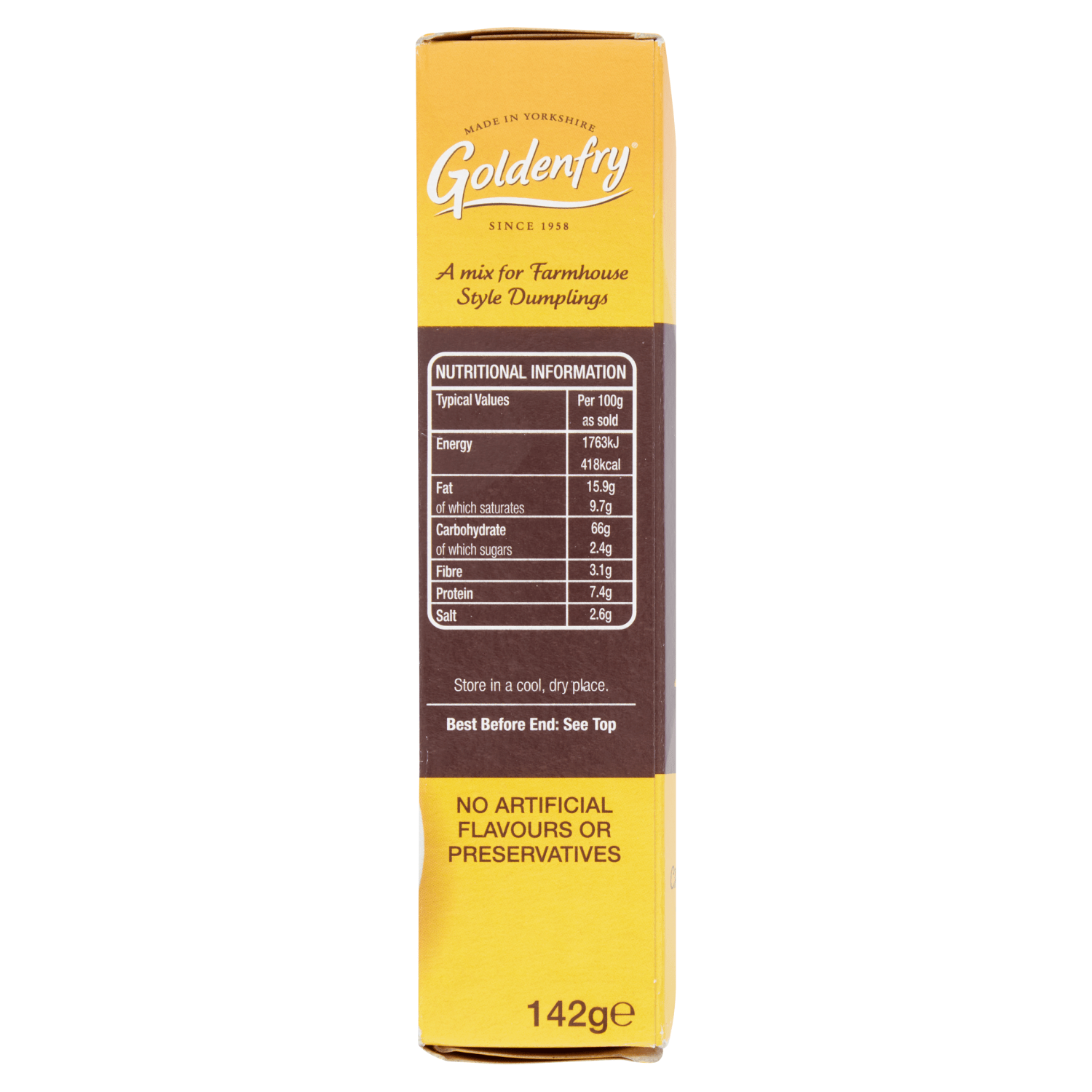 Goldenfry Farmhouse Style Dumpling Mix 142g - UK Food & Drink - 5010105133010