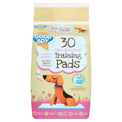 Good Boy 30 Ultra Absorbent Training Pads - UK Food & Drink - 5000239079179