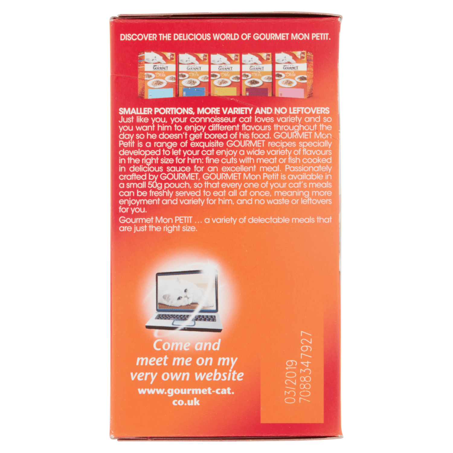 Gourmet Mon Petit Adult Cat Food with Duck, Chicken & Turkey 6 x 50g (300g) - UK Food & Drink - 7613034582324