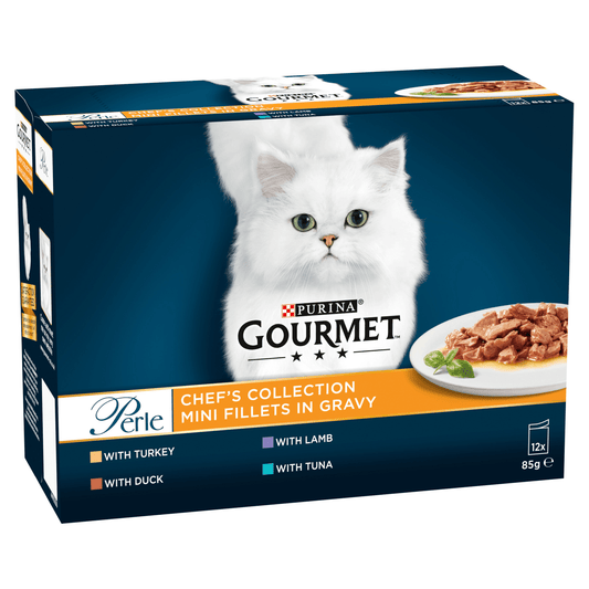 Gourmet Perle Chef's Collection Mini Fillets in Gravy 12 x 85g - UK Food & Drink - 5000161030170