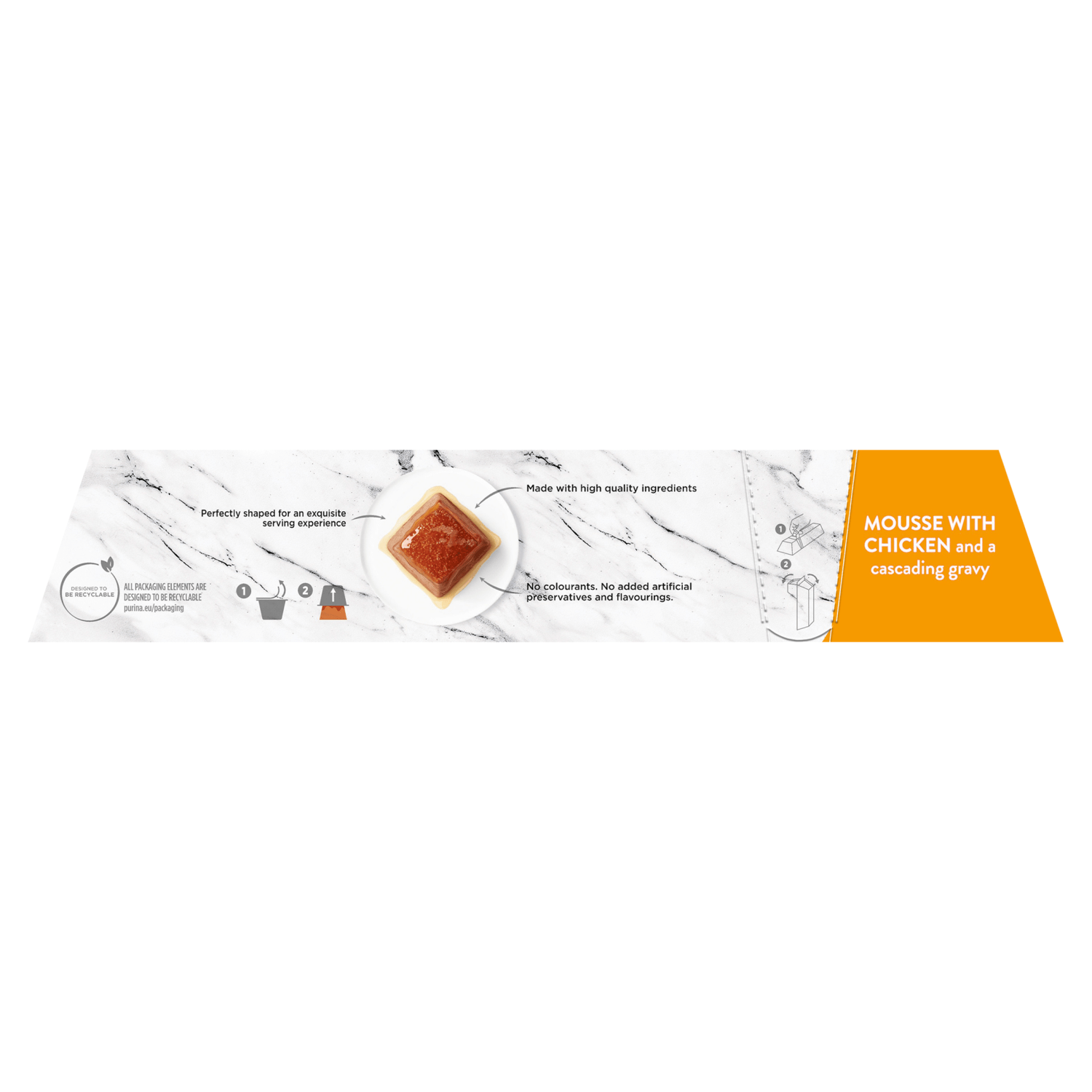 Gourmet Revelations Mousse with Chicken and a Cascading Gravy 4 x 57g (228g) - UK Food & Drink - 7613287081728