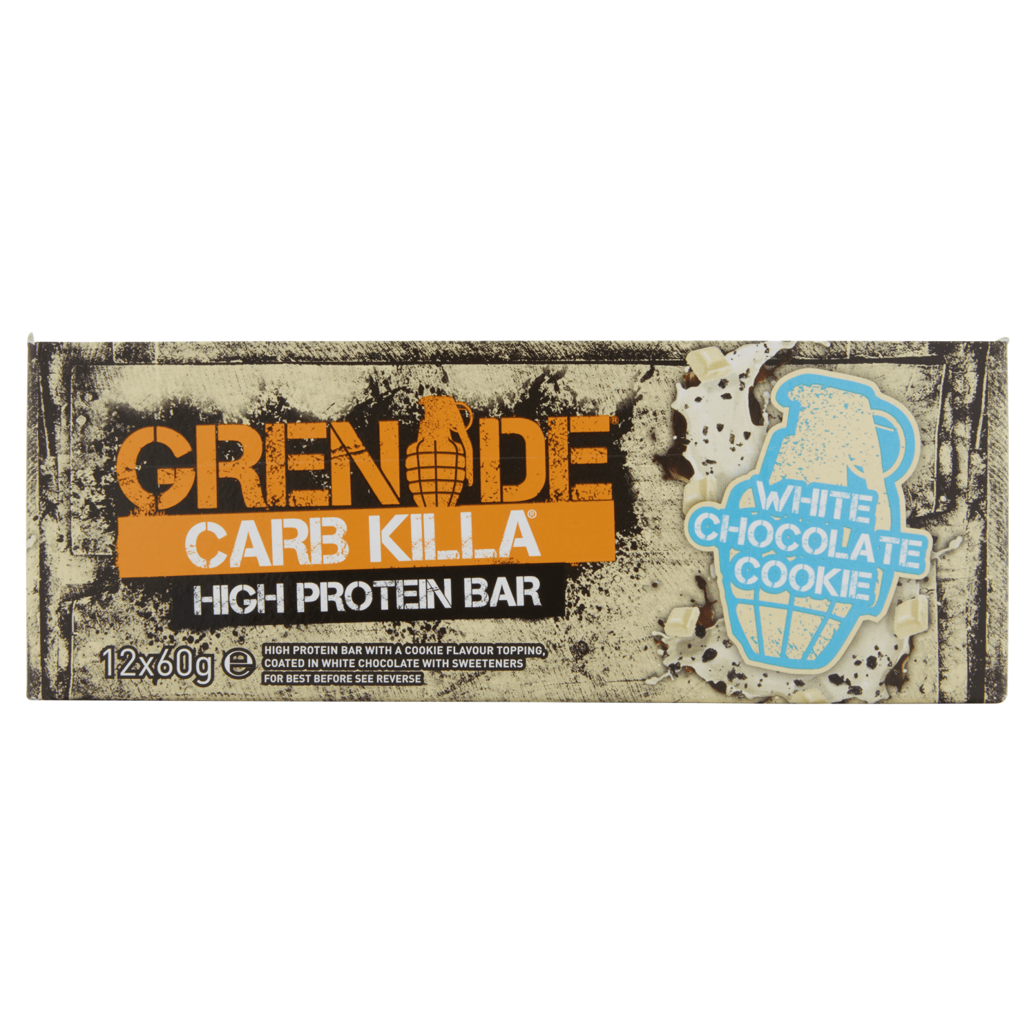 Grenade White Chocolate Cookie Flavour 60g - UK Food & Drink - 5060221201810