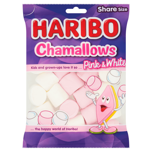 HARIBO Chamallows Pink & White 140g - UK Food & Drink - 5410358442448