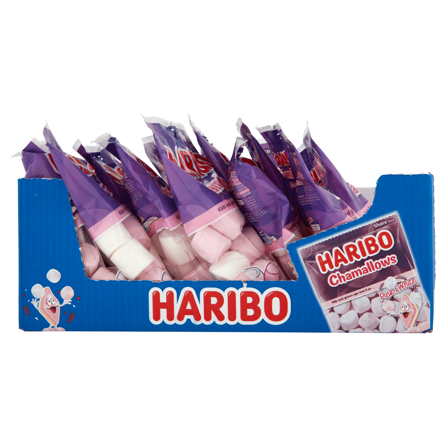 HARIBO Chamallows Pink & White 140g - UK Food & Drink - 5410358442448