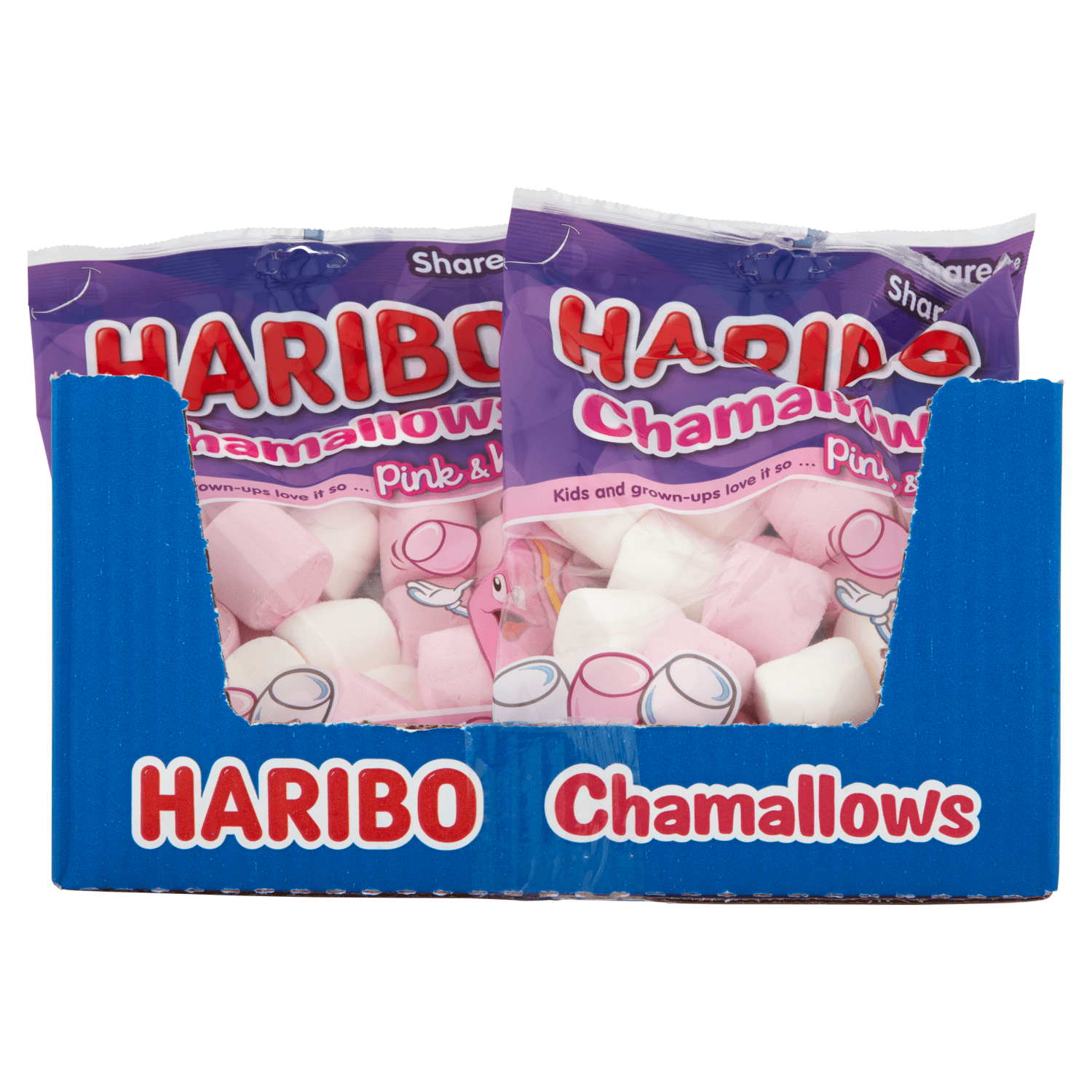 HARIBO Chamallows Pink & White 140g - UK Food & Drink - 5410358442448