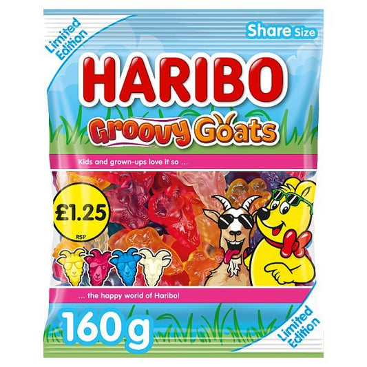 Haribo Groovy Goats PM £1.25 - UK Food & Drink - 5012035972790