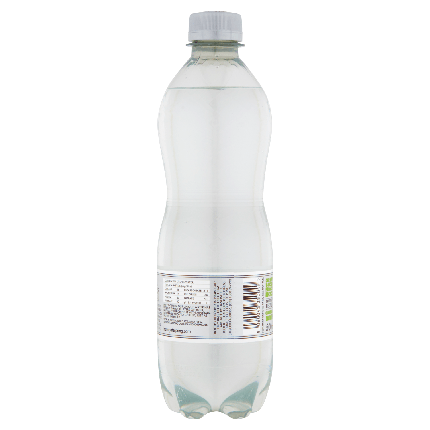Harrogate Spring Water Sparkling 500ml - UK Food & Drink - 5060042350049