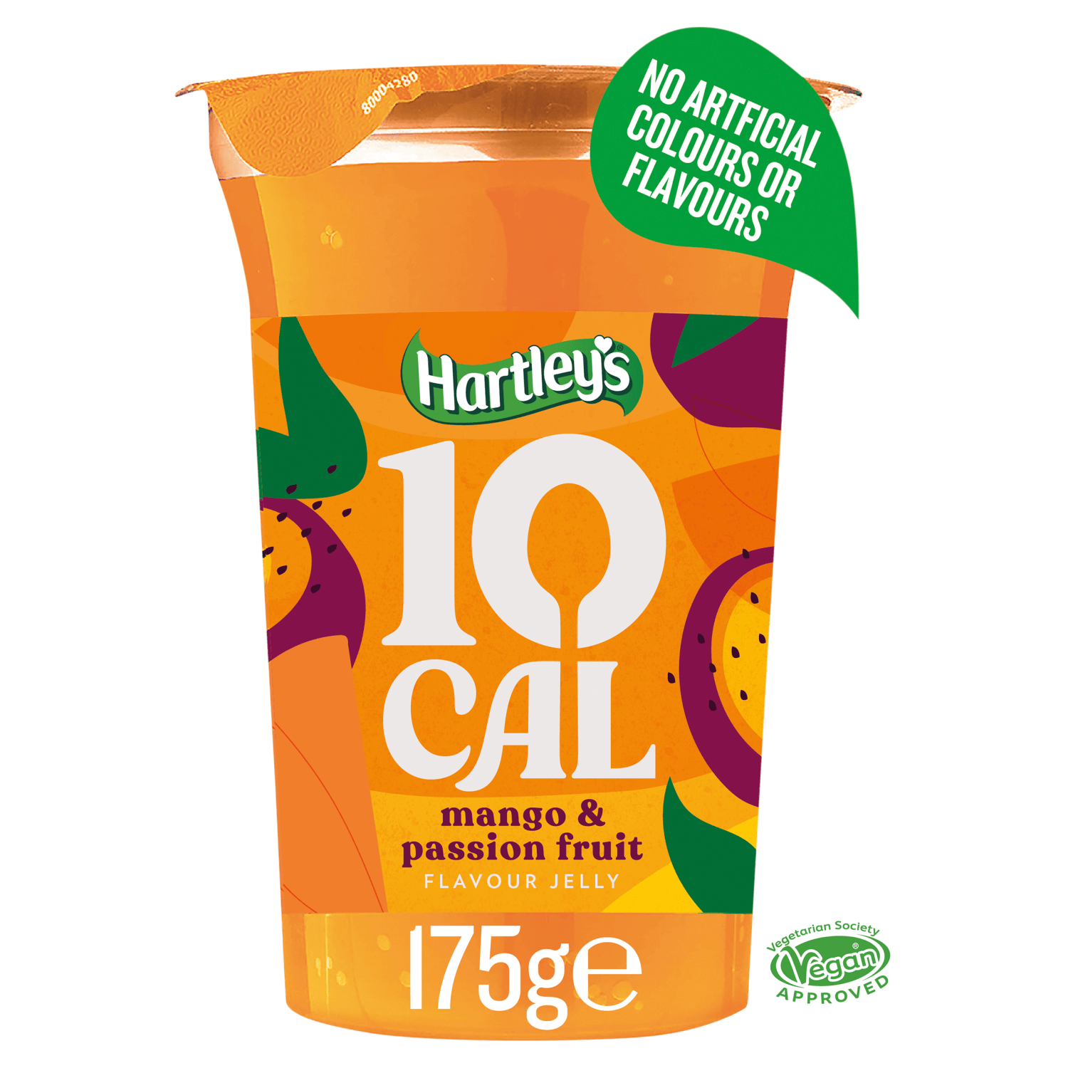 Hartley's 10 Cal Mango & Passion Fruit Flavour Jelly 175g - UK Food & Drink - 5000354163128