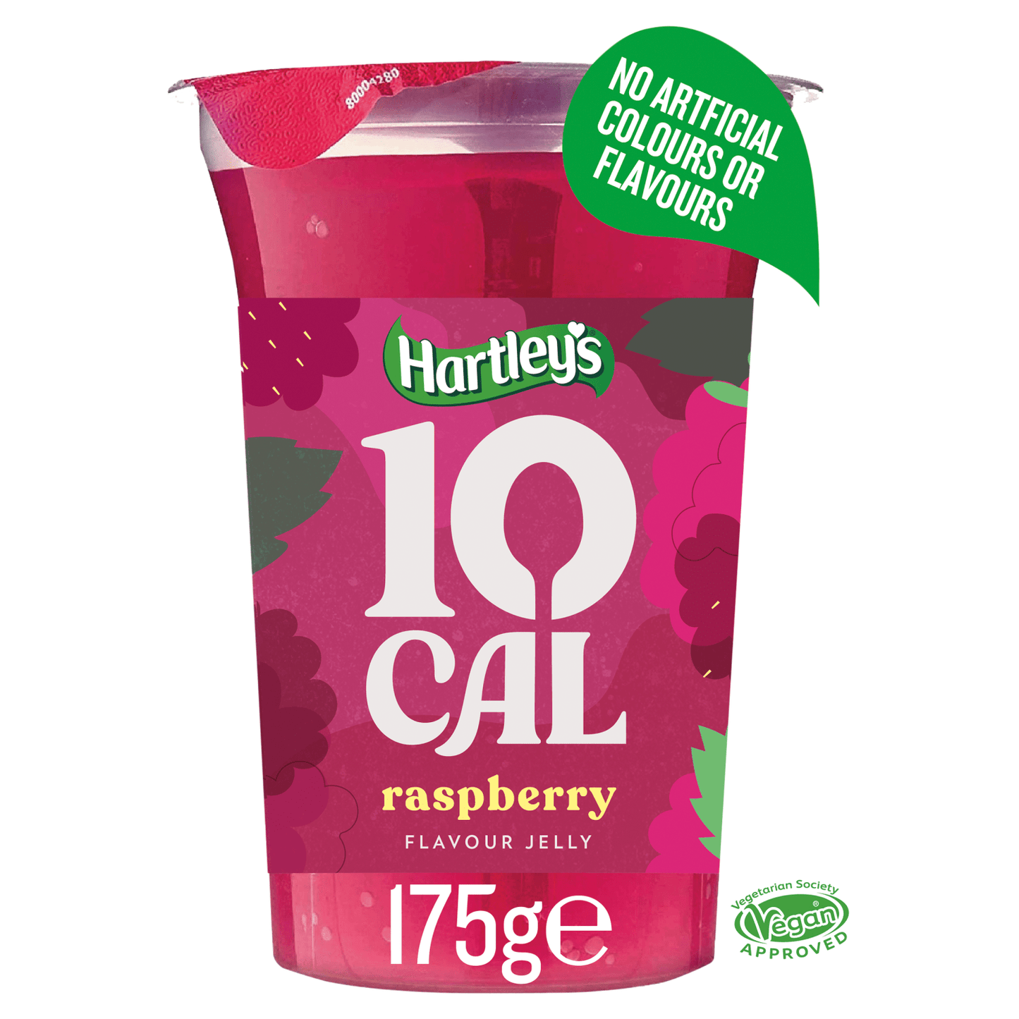 Hartley's 10 Cal Raspberry Flavour Jelly 175g - UK Food & Drink - 5000354168253