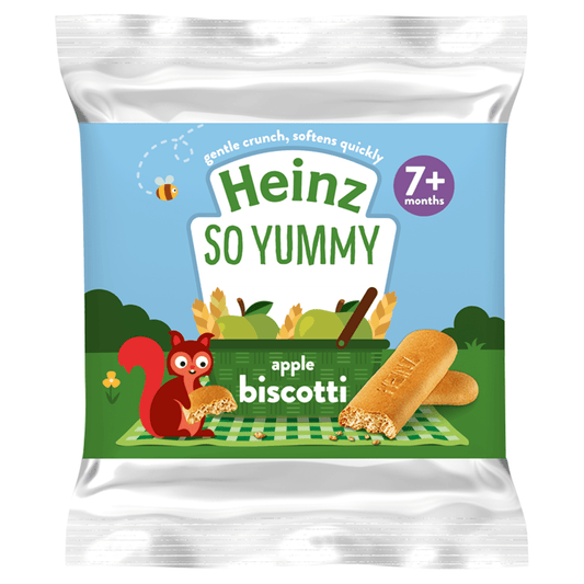 Heinz Apple Biscotti Snack 7+ Months 60g - UK Food & Drink - 5000157067845
