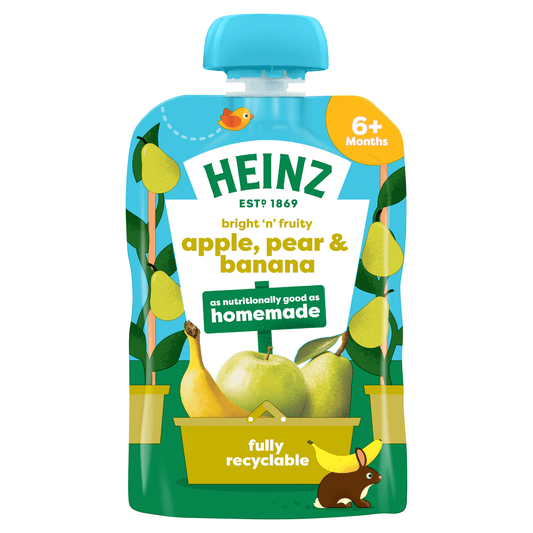 Heinz By Nature Apple, Pear & Banana 4+ Months 100g - UK Food & Drink - 5000157079961
