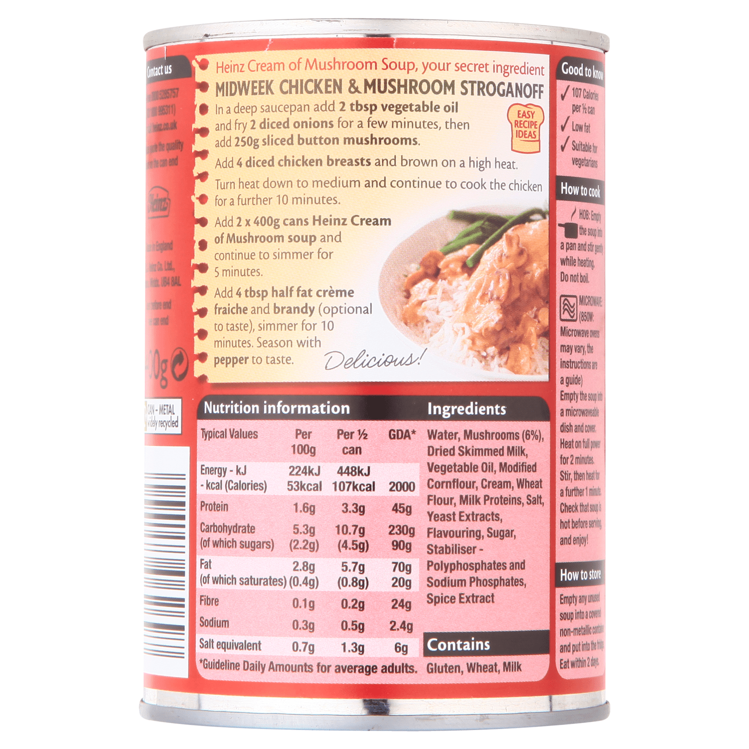 Heinz Classic Cream of Mushroom Soup 400g - UK Food & Drink - 5000157062697