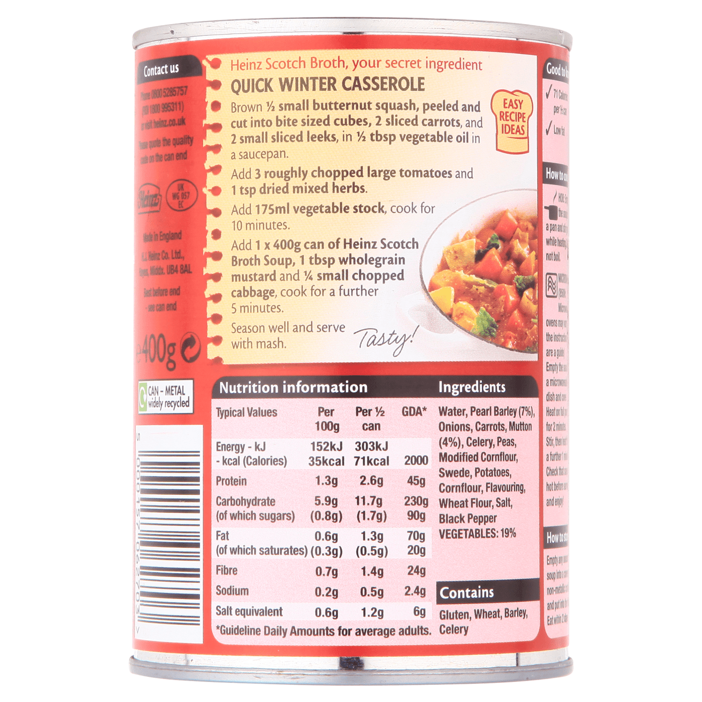 Heinz Classic Scotch Broth 400g - UK Food & Drink - 5000157062703