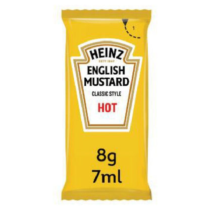 Heinz English Mustard Hot 7ml - UK Food & Drink - 5000157106919