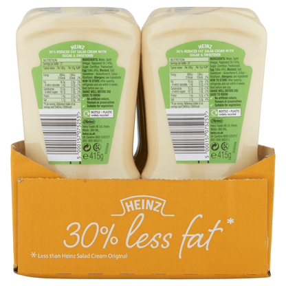 Heinz Salad Cream 30% Less Fat 415g - UK Food & Drink - 5000157075253