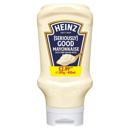 Heinz Seriously Good Mayonnaise Pm 2.89 400Ml - UK Food & Drink - 5900783008222