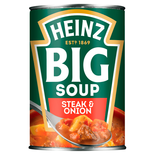 Heinz Steak and Onion Big Soup 400g - UK Food & Drink - 5000157144997