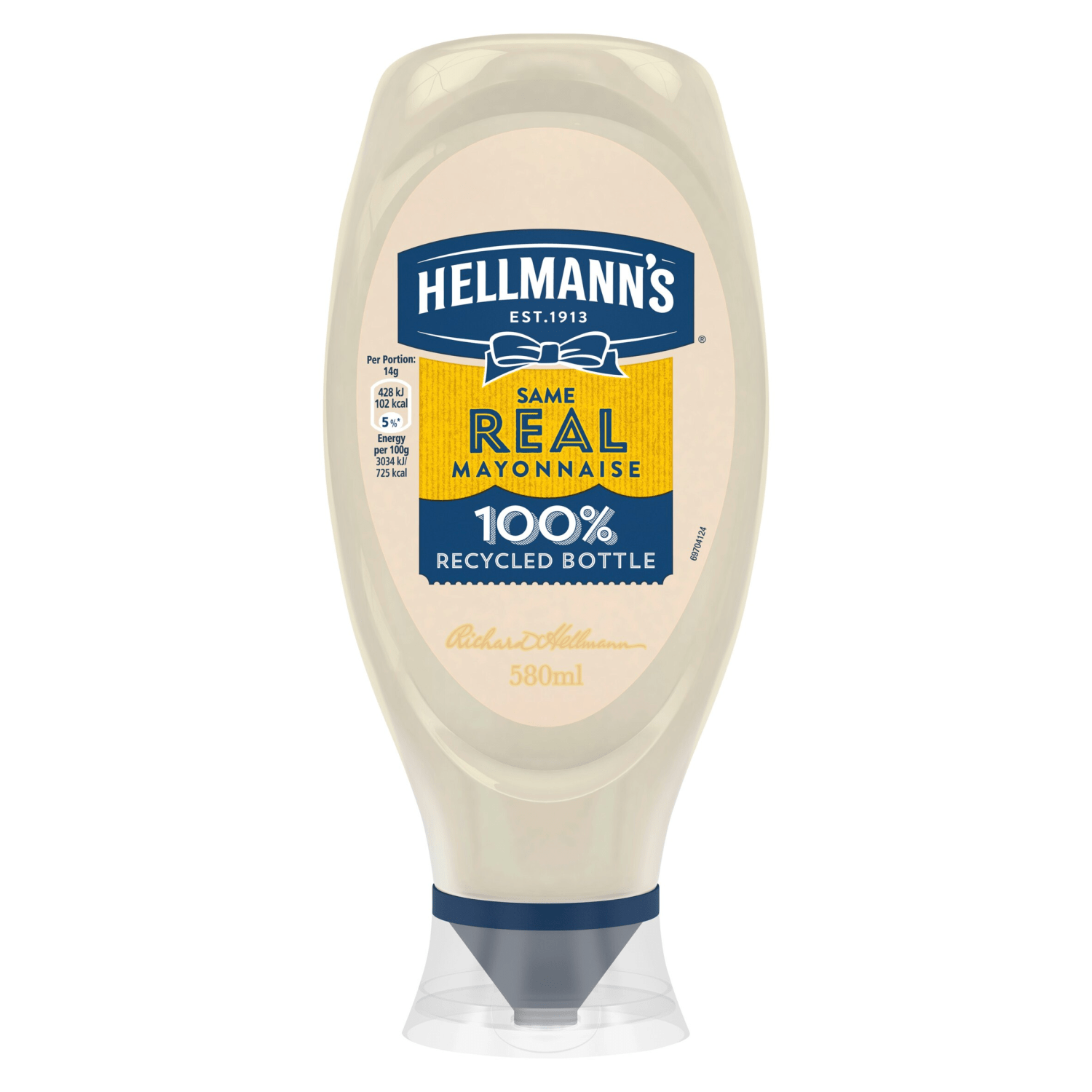 Hellmann's Condiment Real Mayonnaise 580 ml - UK Food & Drink - 8720182592446
