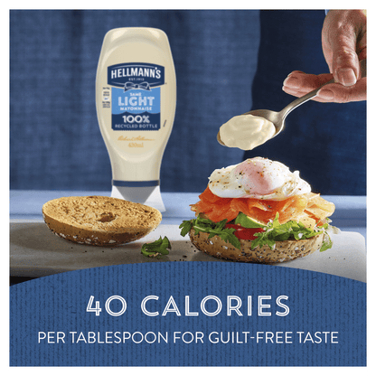 Hellmann's Light Mayonnaise 430ml - UK Food & Drink - 8722700479451
