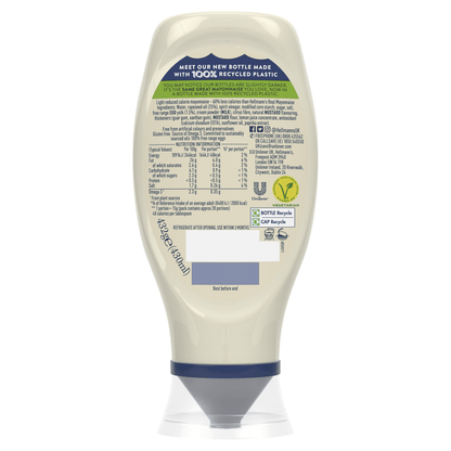 Hellmann's Light Mayonnaise 430ml - UK Food & Drink - 8722700479451