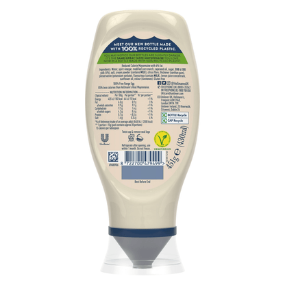 Hellmann's Mayonnaise Lighter than Light 430 ml - UK Food & Drink - 8722700479499