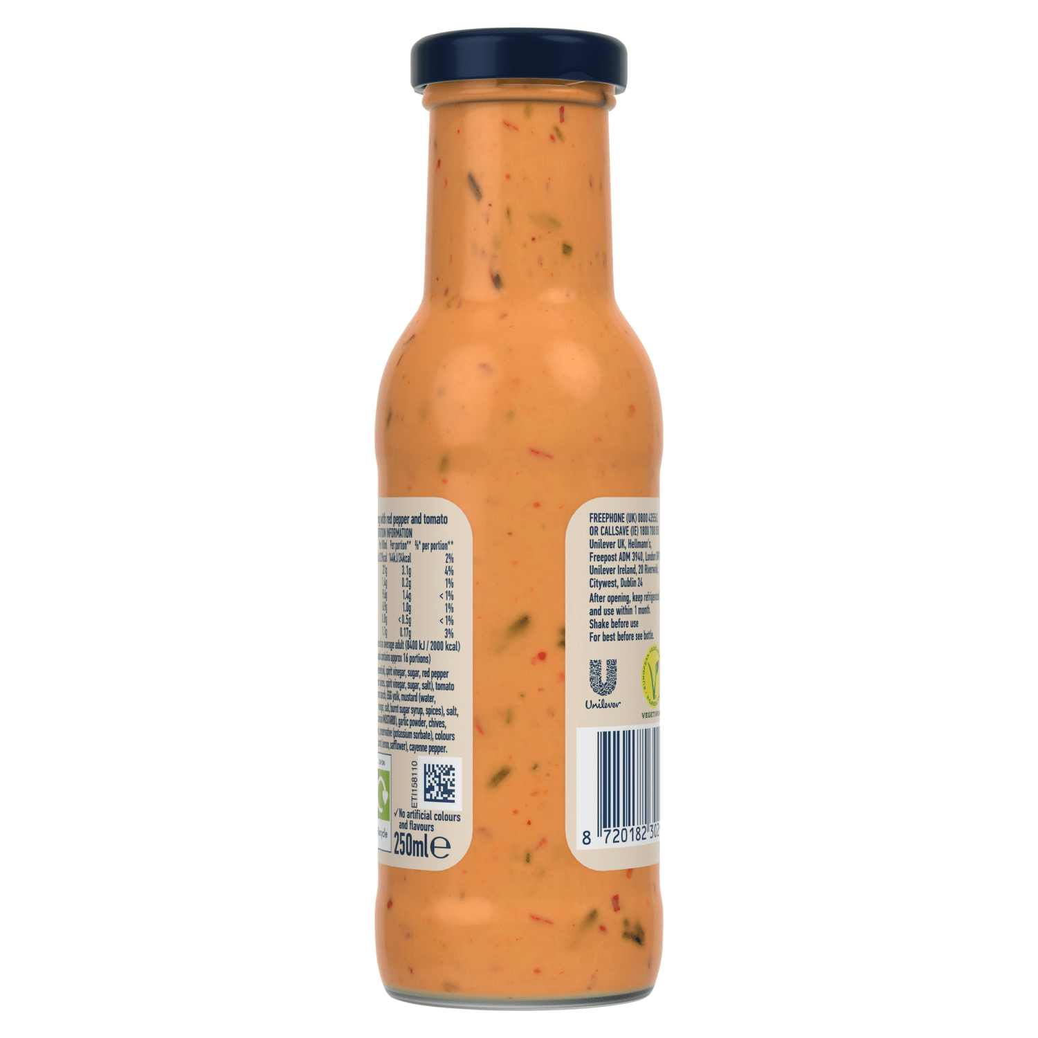 Hellmann's Salad Dressing & Dip Real Thousand Island 250 ml - UK Food & Drink - 8720182302960