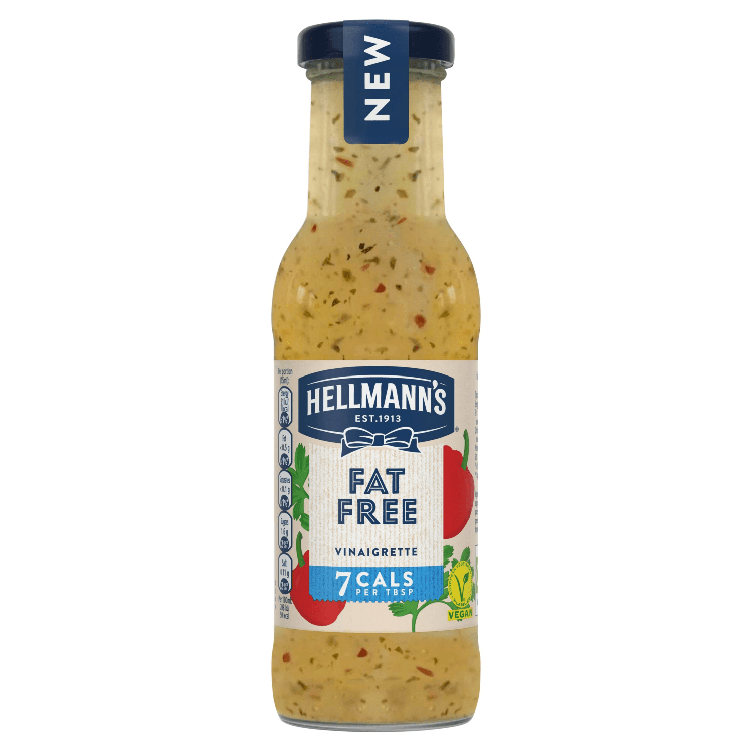 Hellmann's Vinaigrette Fat Free 250 ml - UK Food & Drink - 8720182303738