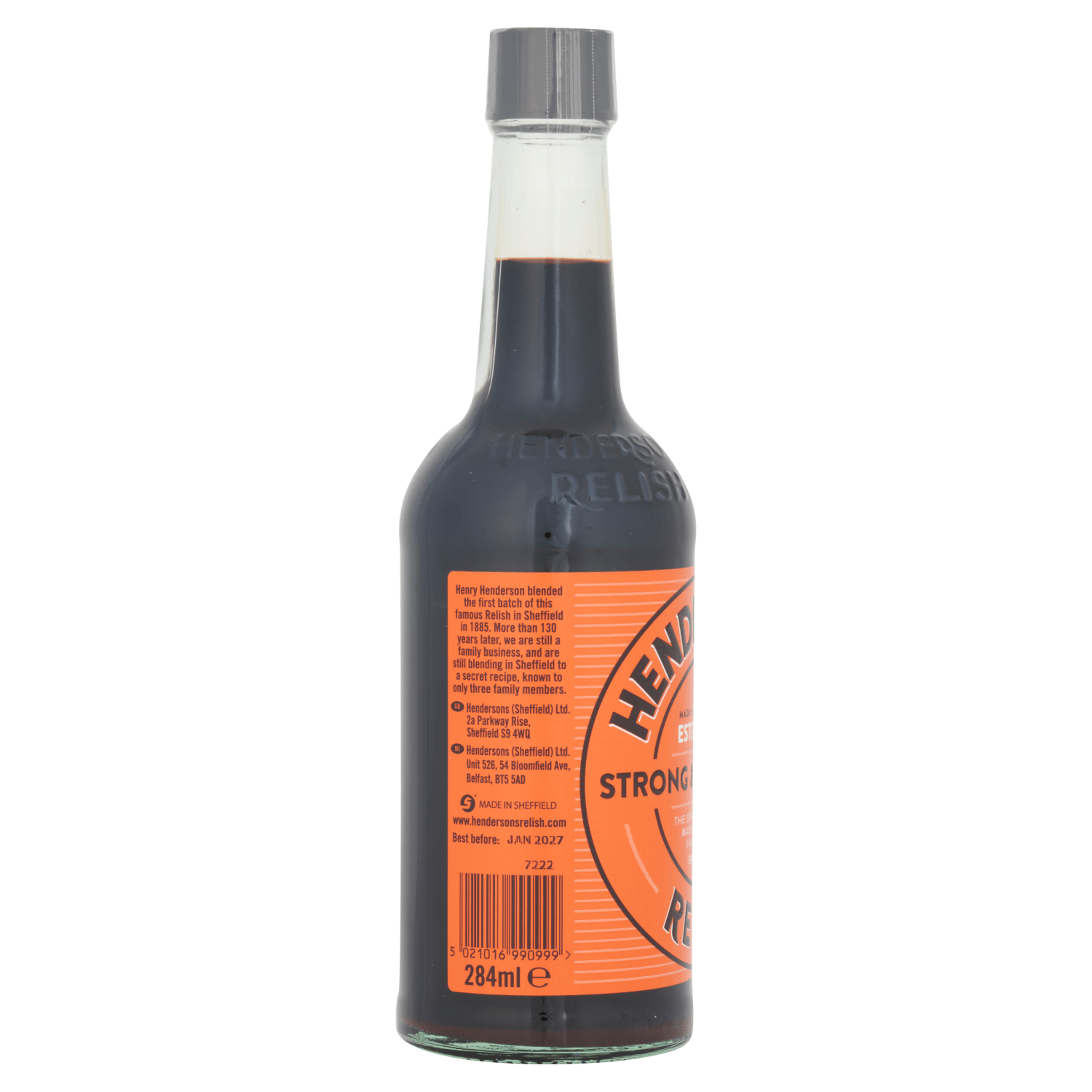 Henderson's Strong & Northern Relish 284ml - UK Food & Drink - 5021016990999