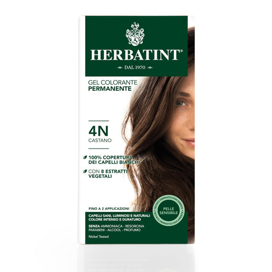 Herbatint Chestnut Hair Colour 4N - UK Food & Drink - 8016744808040