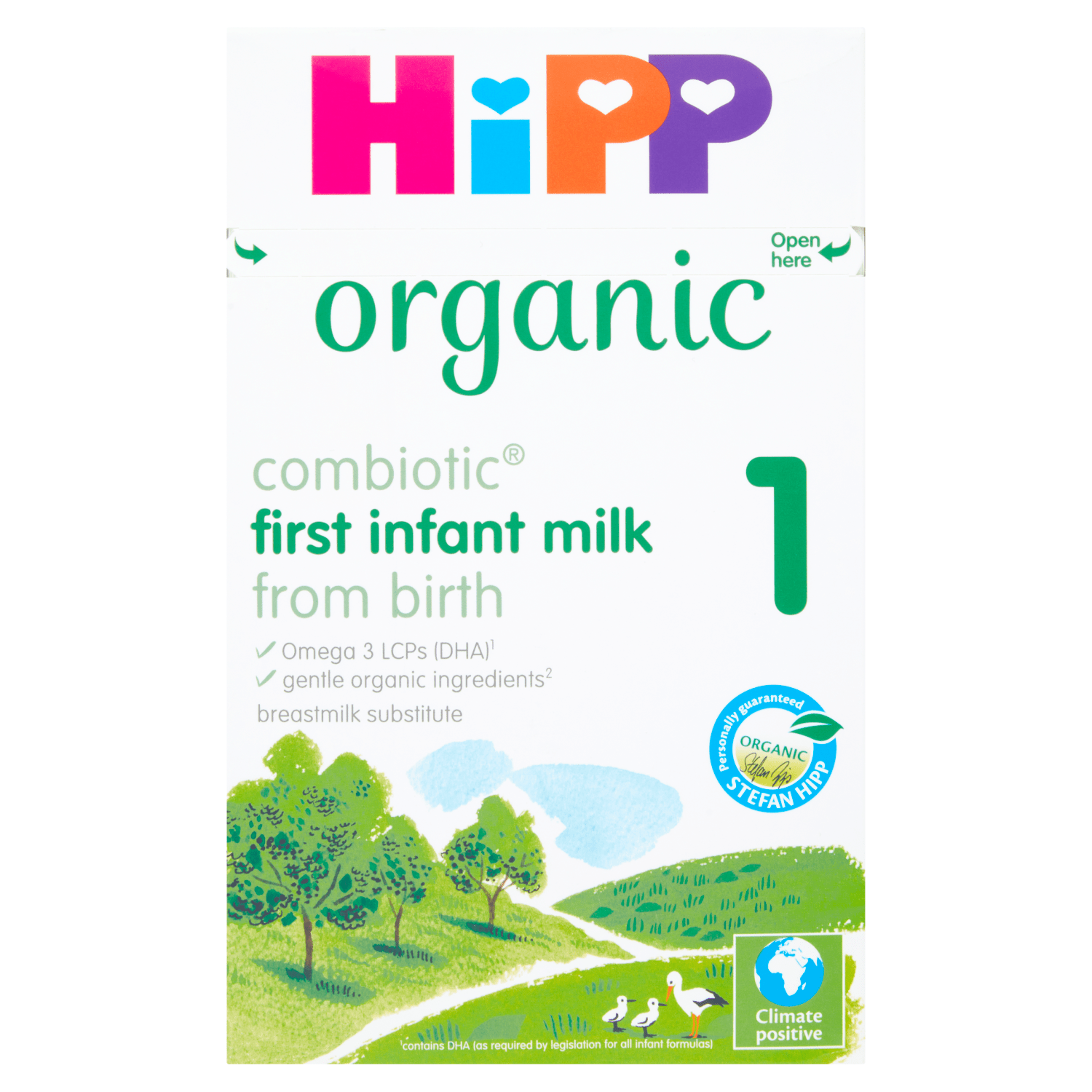 HiPP Organic 1 First Infant Milk from Birth 800g - UK Food & Drink - 4062300139008