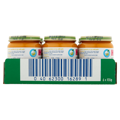 HiPP Organic Tasty Vegetable Risotto Baby Food Jar 6+ Months 125g - UK Food & Drink - 4062300162884