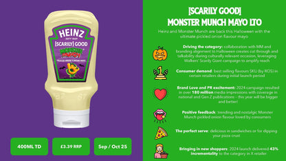 HNZ Monster Munch Mayo 400ml - UK Food & Drink - 8410066144884