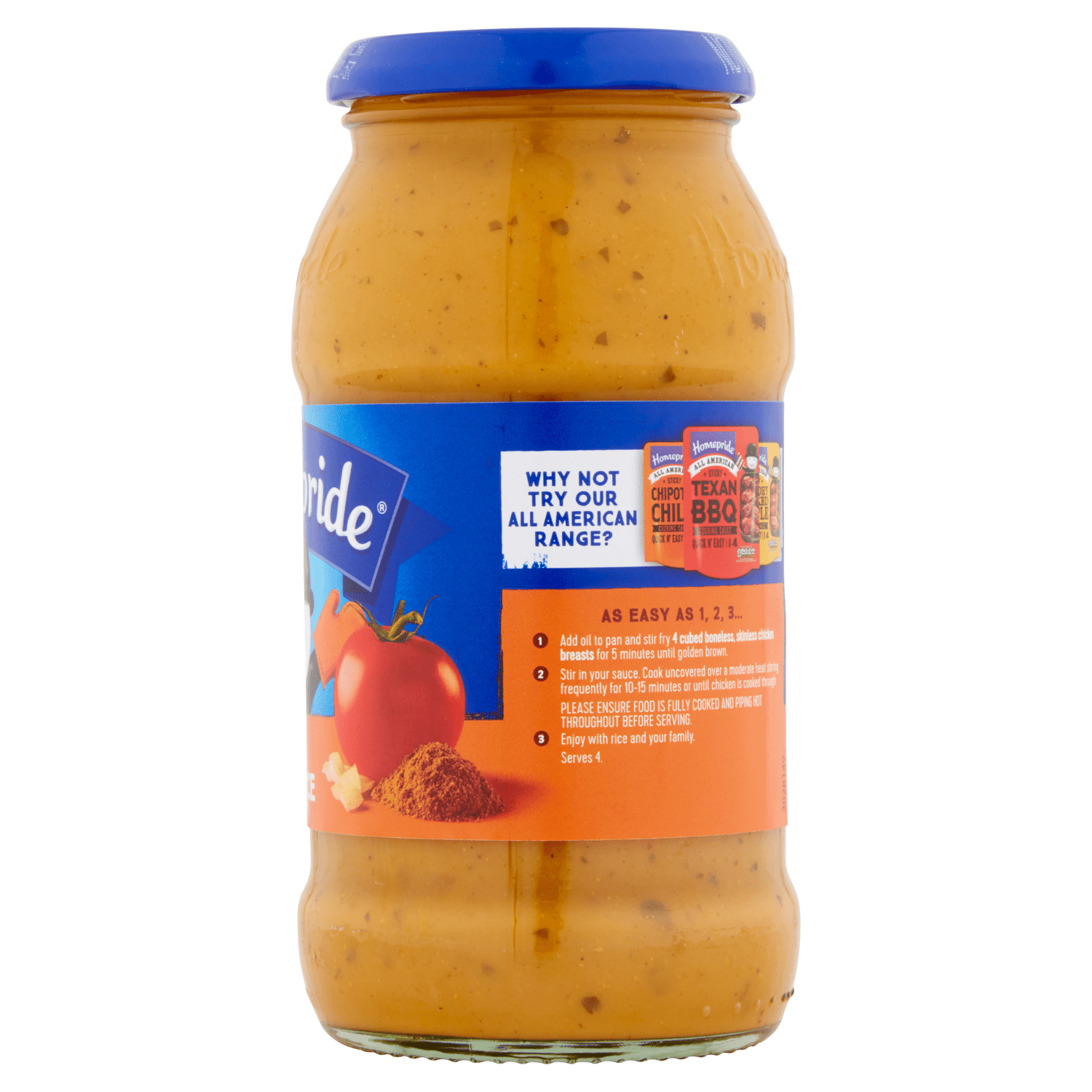 Homepride Curry Cooking Sauce 485g - UK Food & Drink - 5000354909085