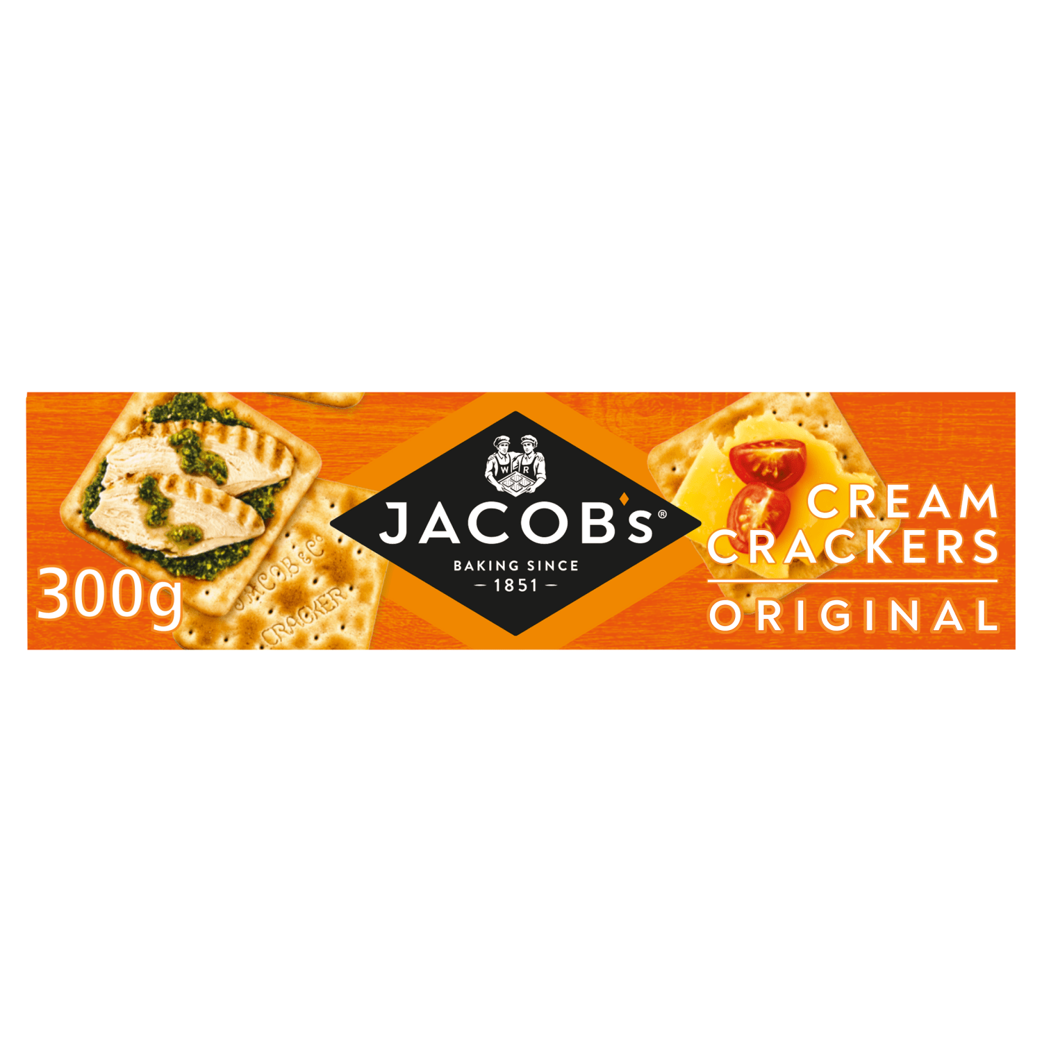 Jacob's Original Cream Crackers 300g - UK Food & Drink - 5000137121994