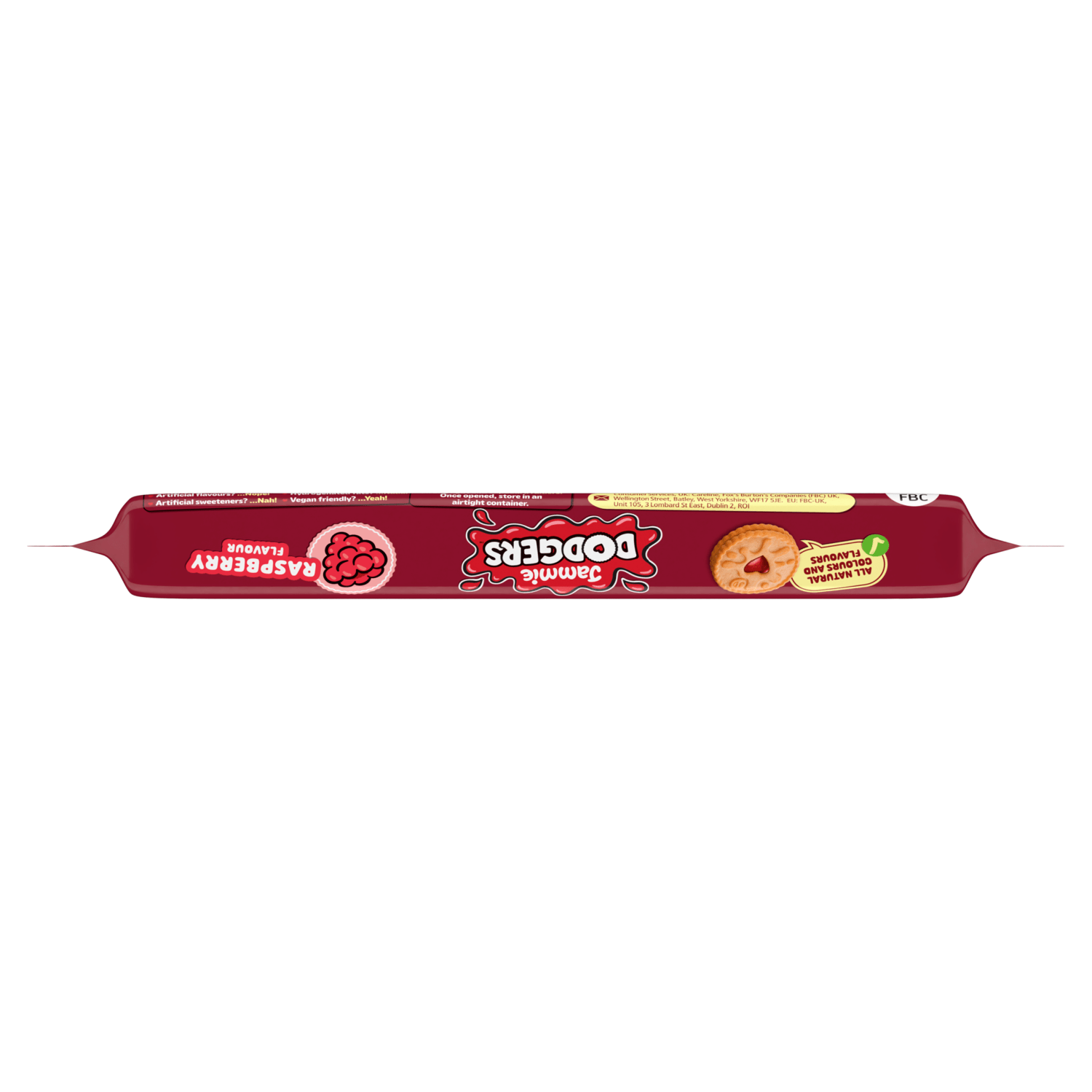 Jammie Dodgers Raspberry Flavour 140g - UK Food & Drink - 72417143700