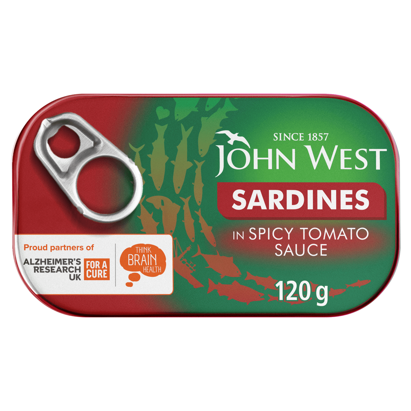 John West Sardines in Spicy Tomato Sauce 120g - UK Food & Drink - 5000171051202