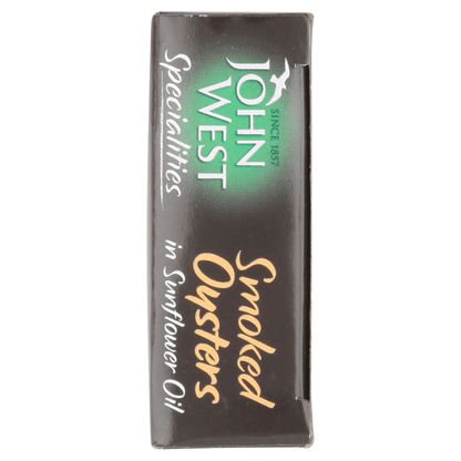 John West Specialities Smoked Oysters in Sunflower Oil 85g - UK Food & Drink - 9300654310953