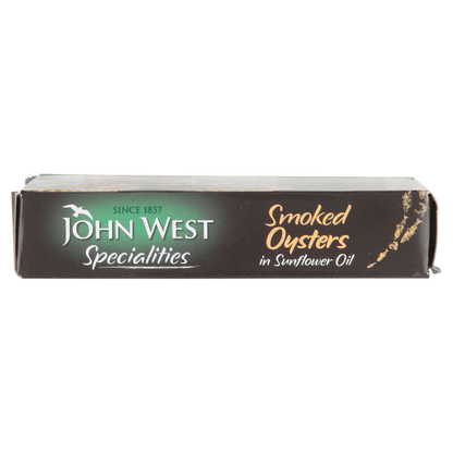 John West Specialities Smoked Oysters in Sunflower Oil 85g - UK Food & Drink - 9300654310953