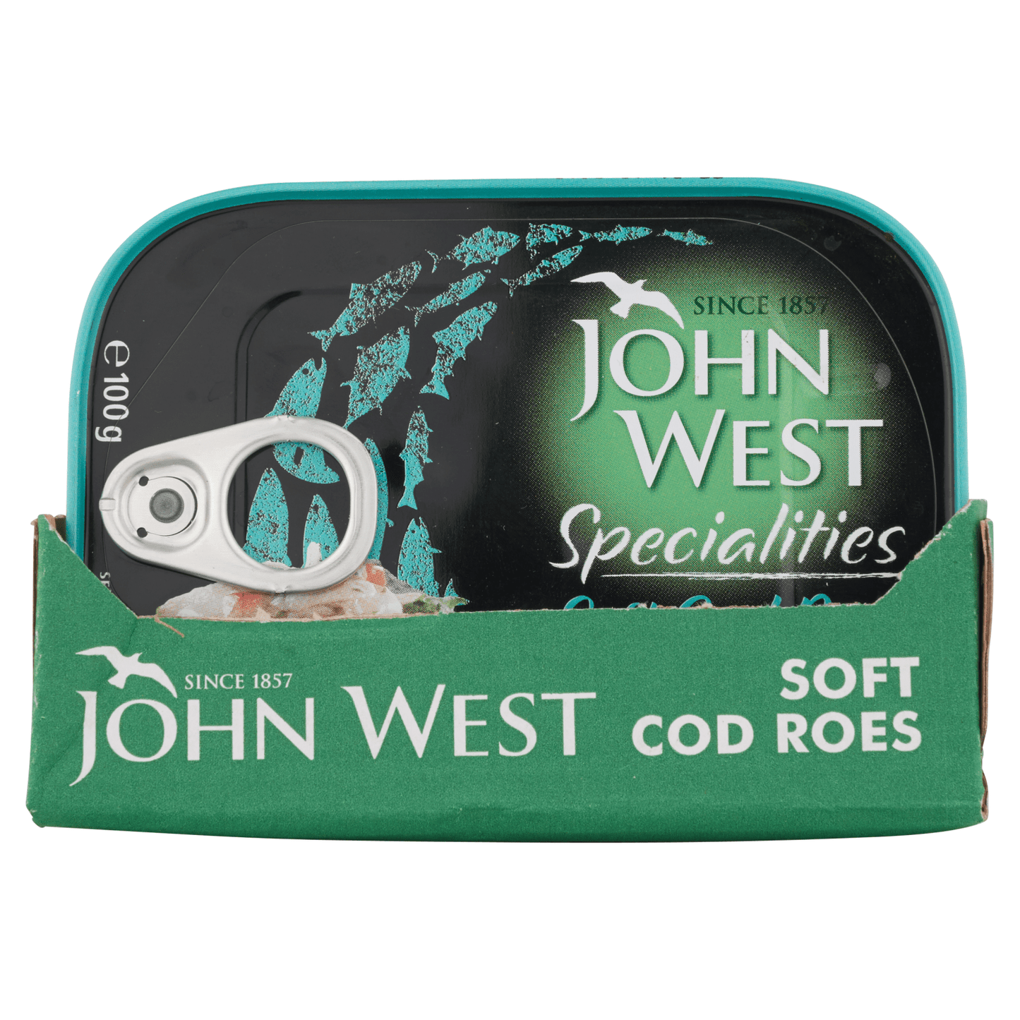 John West Specialities Soft Cod Roes 100g - UK Food & Drink - 5000171010421