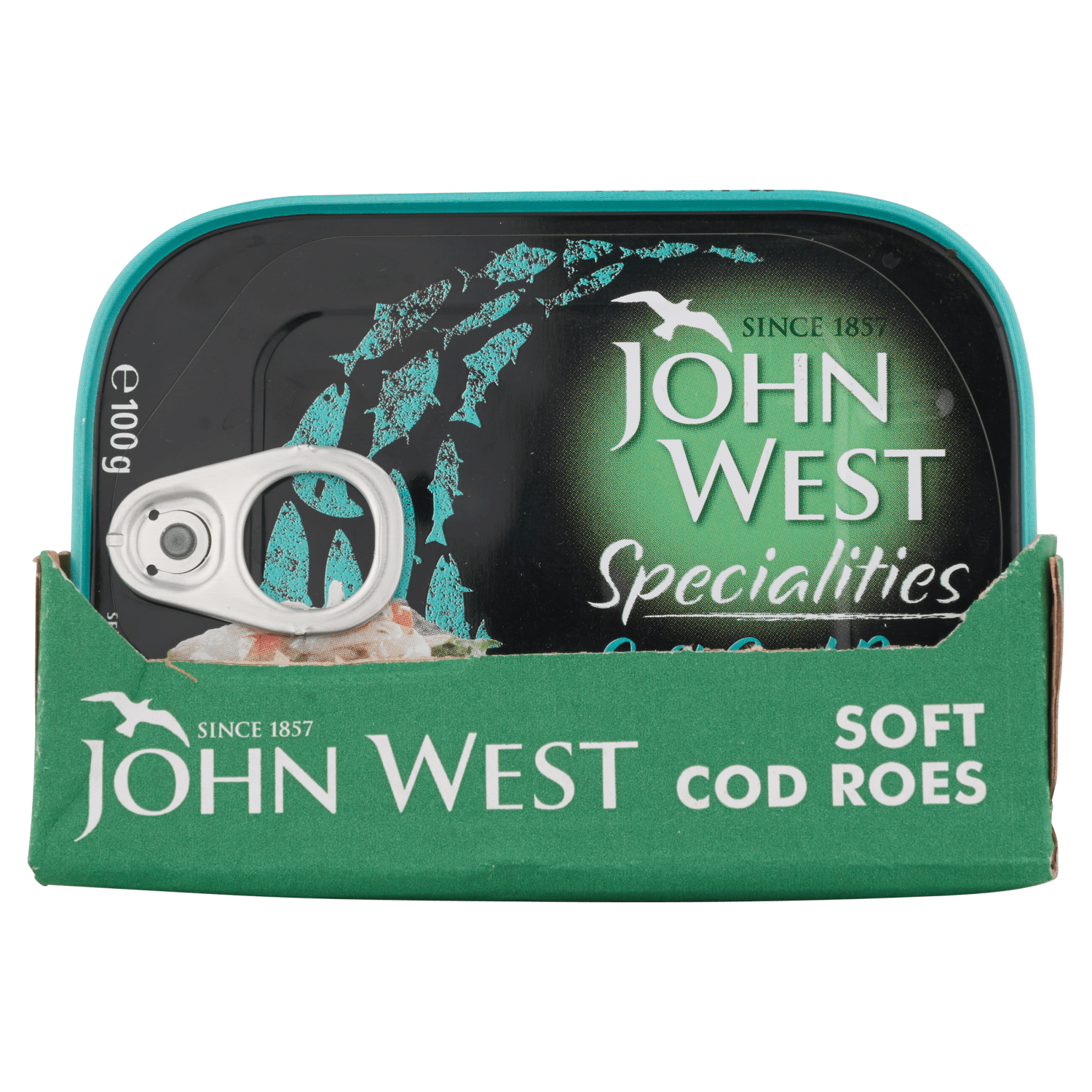 John West Specialities Soft Cod Roes 100g - UK Food & Drink - 5000171010421